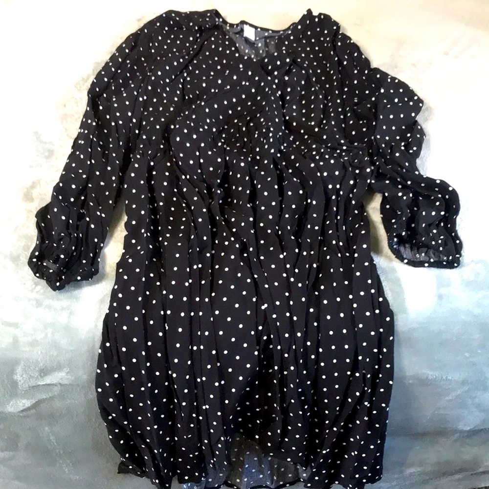 Black and White Polka Dot dress